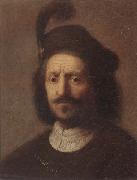 unknow artist Portrait of rembrandt s father,head and shoulers France oil painting reproduction